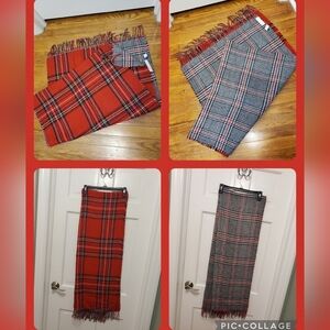 NWT Apt. 9 Reversible Large Wrap/Scarf TARTEN Plaid, Colorful, Warm